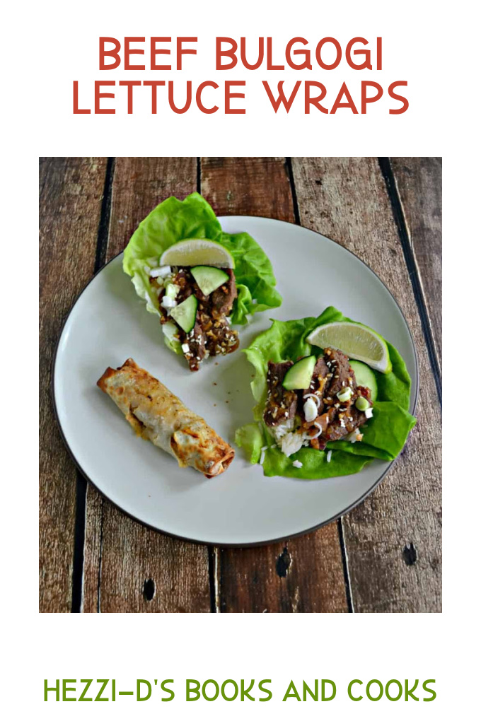 Beef Bulgogi Lettuce Wraps #MealPlanning