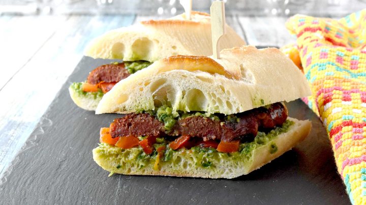 When grilled choripán meets vibrant chimichurri, every bite bursts with smoky richness and herby freshness. Make your dinner unforgettable with this classic combination. #GrilledChoripán #ChimichurriLove #ArgentinianCuisine #FoodieFavorites #BBQGoals #chorizo #sandwich #chimichurri #ChoripanLoversUnite #ArgentinianBBQ #GrillMasterEats #ChimichurriObsessed #FoodieFiestaFriday