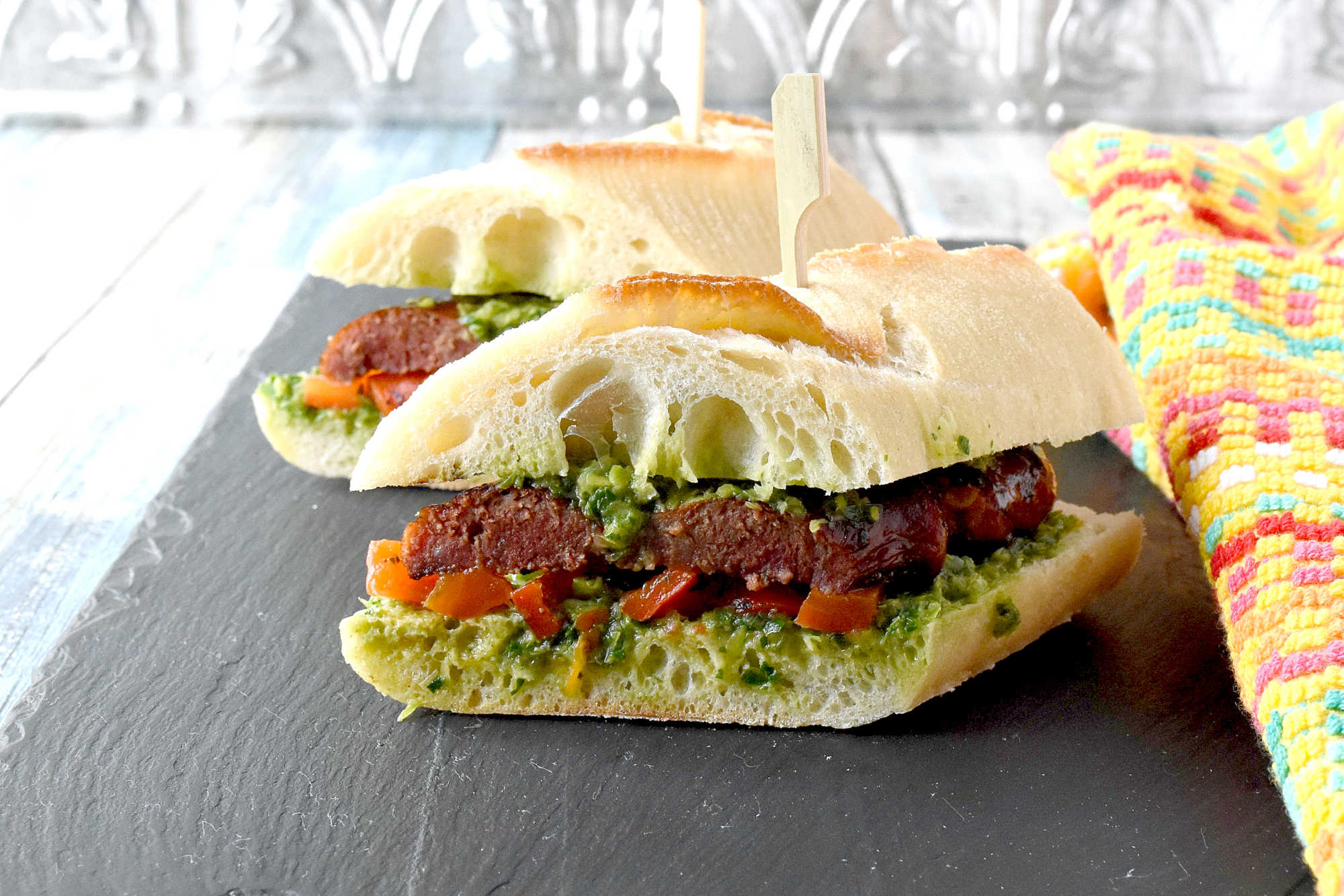 When grilled choripán meets vibrant chimichurri, every bite bursts with smoky richness and herby freshness. Make your dinner unforgettable with this classic combination. #GrilledChoripán #ChimichurriLove #ArgentinianCuisine #FoodieFavorites #BBQGoals #chorizo #sandwich #chimichurri #ChoripanLoversUnite #ArgentinianBBQ #GrillMasterEats #ChimichurriObsessed #FoodieFiestaFriday
