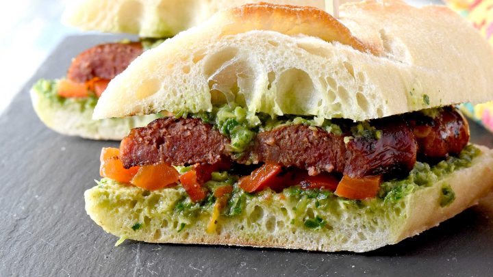 When grilled choripán meets vibrant chimichurri, every bite bursts with smoky richness and herby freshness. Make your dinner unforgettable with this classic combination. #GrilledChoripán #ChimichurriLove #ArgentinianCuisine #FoodieFavorites #BBQGoals #chorizo #sandwich #chimichurri #ChoripanLoversUnite #ArgentinianBBQ #GrillMasterEats #ChimichurriObsessed #FoodieFiestaFriday