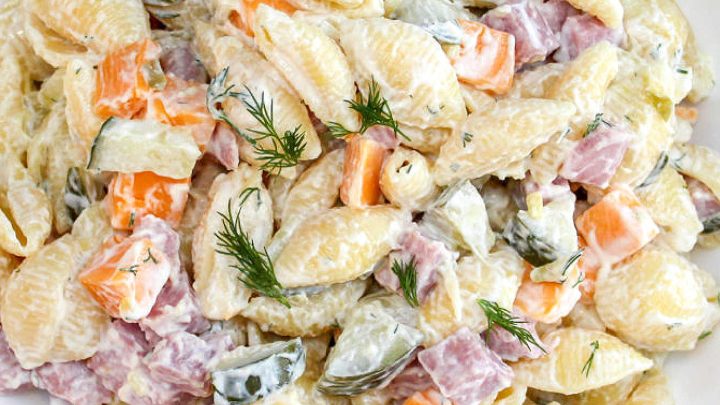 dill-pickle-pasta-salad