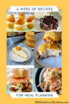 Meal Planning Week 18 has you dreaming of warmer weather with delicious backyard barbecue recipes. For those on the flip side, you can make these recipes now! #BackyardBarbecueBash #BBQlovers #GrillMasterChronicles #SummerSizzleFest #OutdoorEatsandTreats