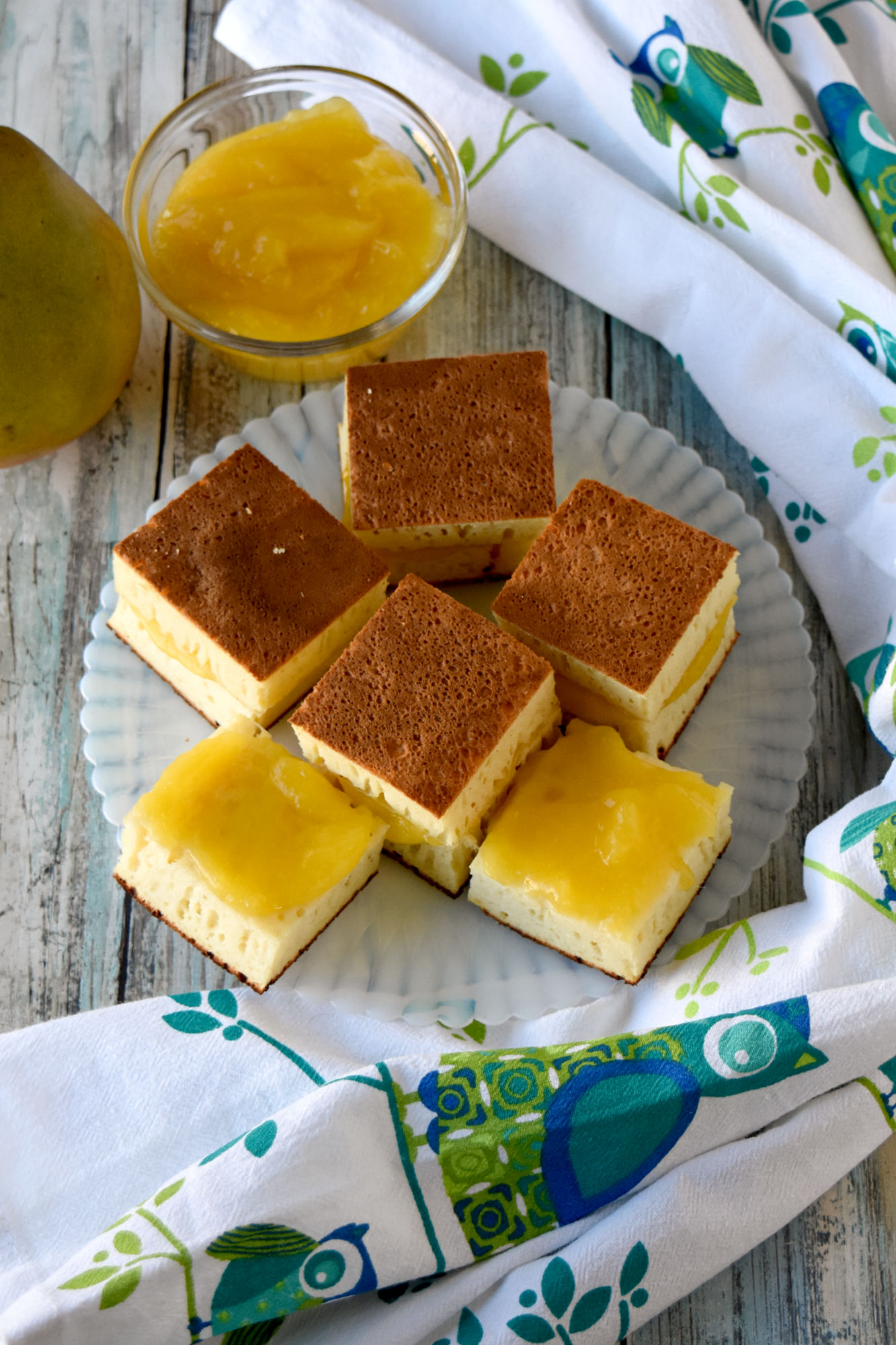 Mango Filled Martabak Manis is a popular street food from Indonesia.  Typically filled with chocolate or peanuts, this one has a sweet and sour mango filling.  #SpringSweetsWeek
