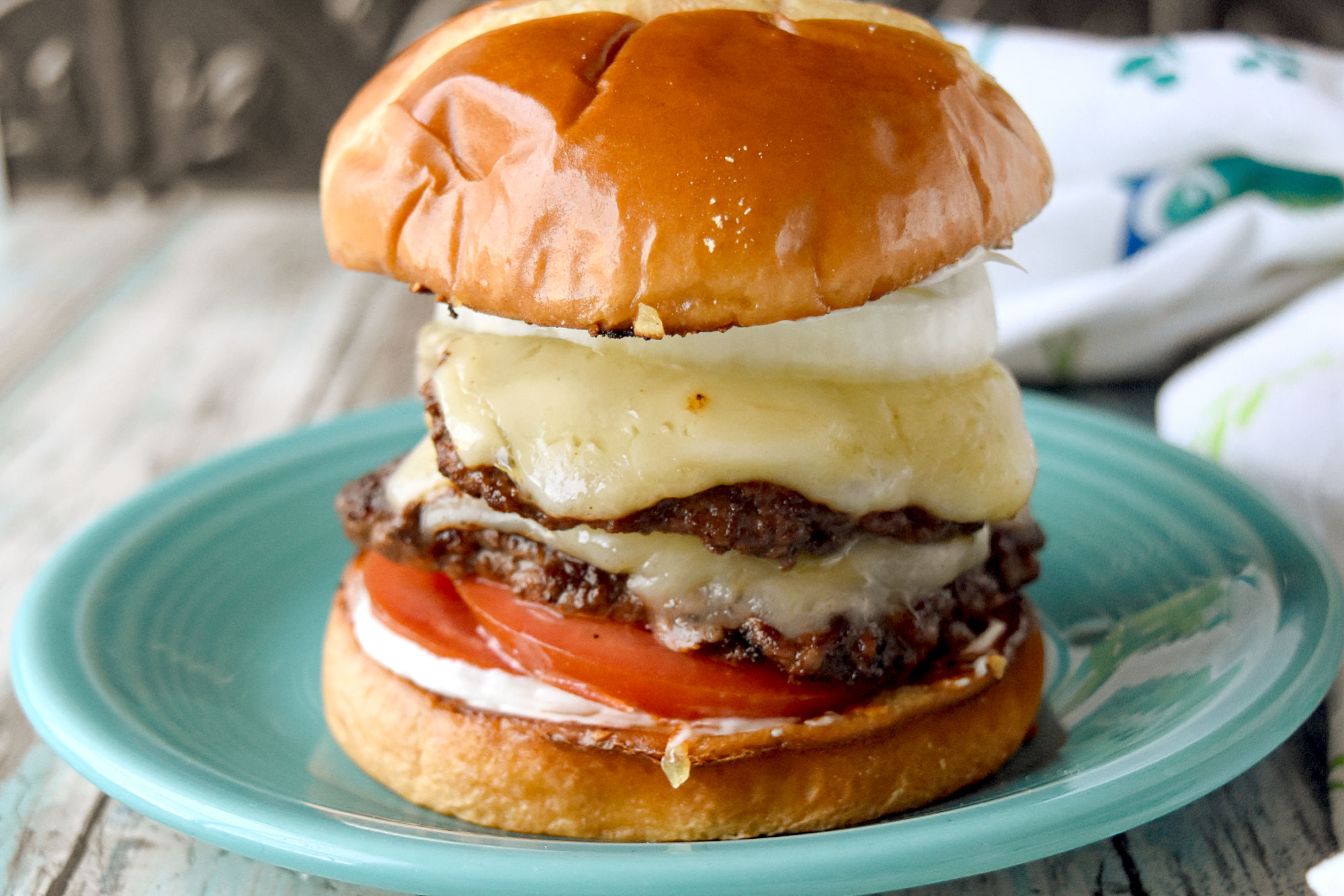 Cheddar cheese. #OurFamilyTable #BurgerMonth