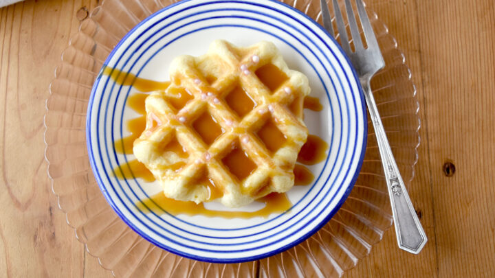 Image for Peach Liège Waffles