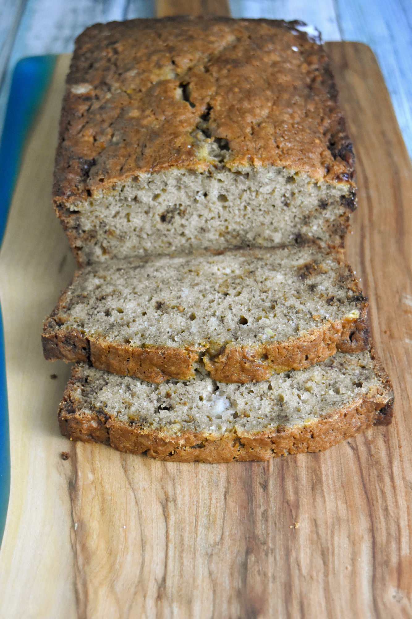 ^Chai Banana Bread^ is moist, delicious, and full of chai spice flavors. It’s buttery, sweet, and irresistible. #OurFamilyTable #quickbread #bananabread #chaispice 
