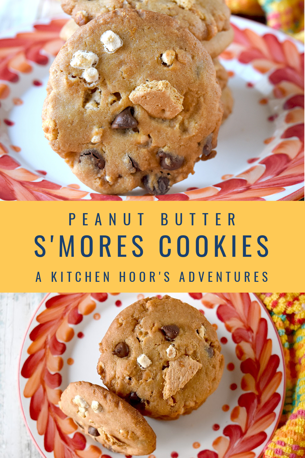 Make Peanut Butter S'mores Cookies for your backyard Party! A Kitchen