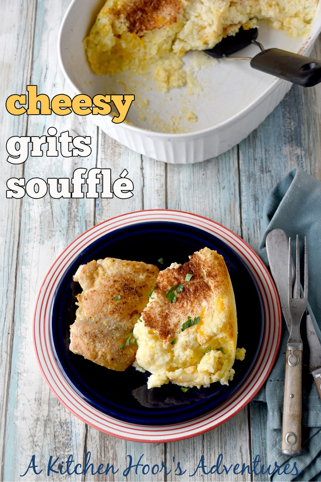 Elevate your holiday celebrations with our Cheesy Grits Soufflé recipe. This scrumptious dish is the side dish you've been waiting for. #HolidaySideDishes #GritsLove #CheesyGrits #GritsSouffle #CheesyGoodness #GritsRecipes