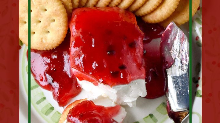 Get ready to spice up your holiday gatherings with this delectable Cranberry Hot Pepper Jelly. It will have your guests talking and become a must-have on your holiday menu. #CranberryJelly #HotPepperJelly #CranberrySpice #HomemadePreserves #SmallBatchJamsAndJellies