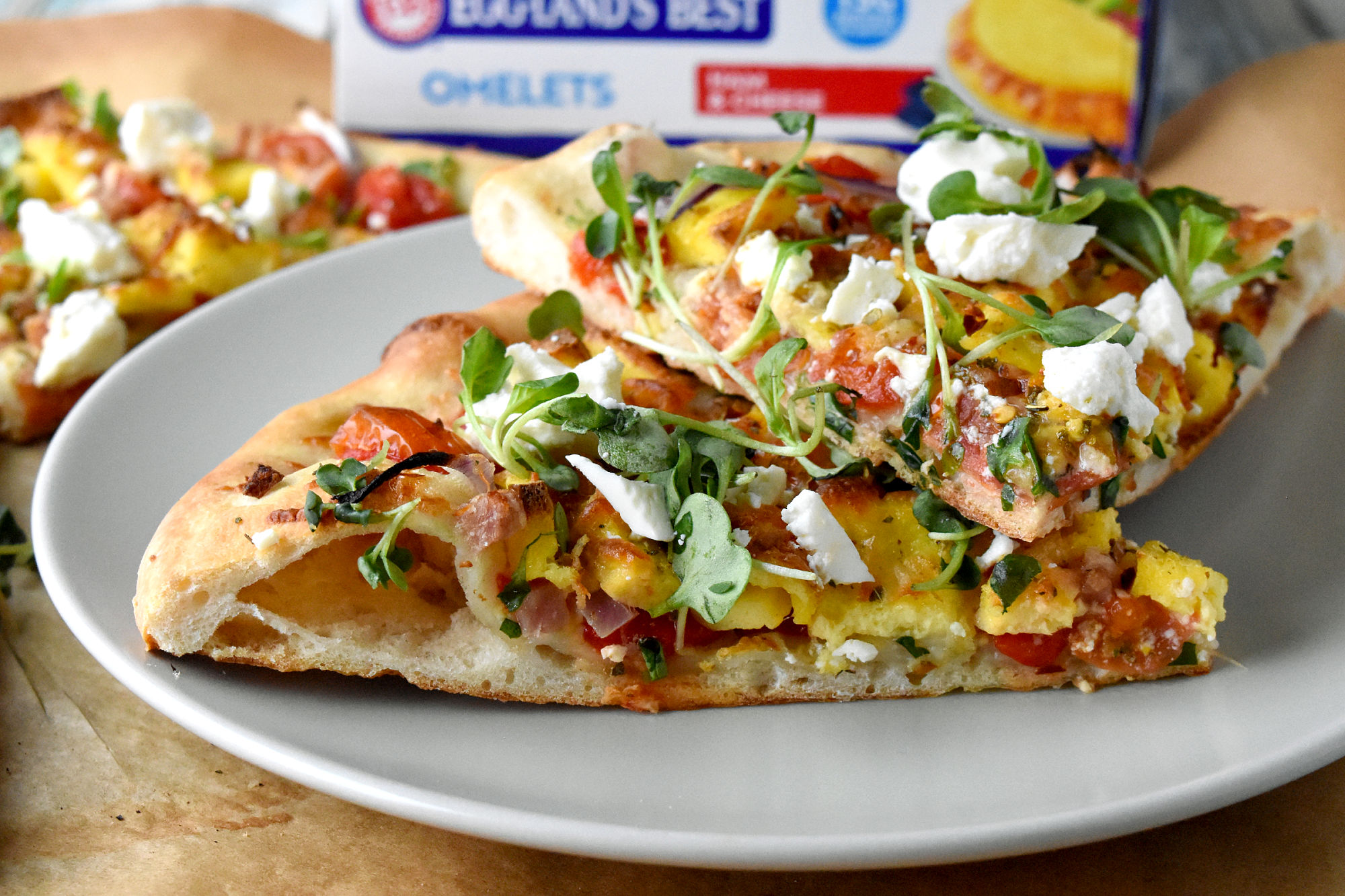Move over avocado toast, there's a new breakfast trend in town - Mediterranean Breakfast Pizza! Savory, satisfying, and oh so delicious. #breakfasttrend #MediterraneanCuisine #PizzaForBreakfast #pizzaforbreakfast #MediterraneanEats #breakfastofchampions
