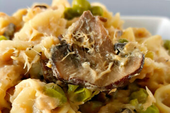 Take the oven out of the equation for this one-pot, stove top version of an American classic. One-Pot Stove Top Tuna Noodle Casserole is sure to please you and your family with its flavor. #onepotmeals #tunacasserole #noodlelove #easydinnerideas #comfortfoodcravings