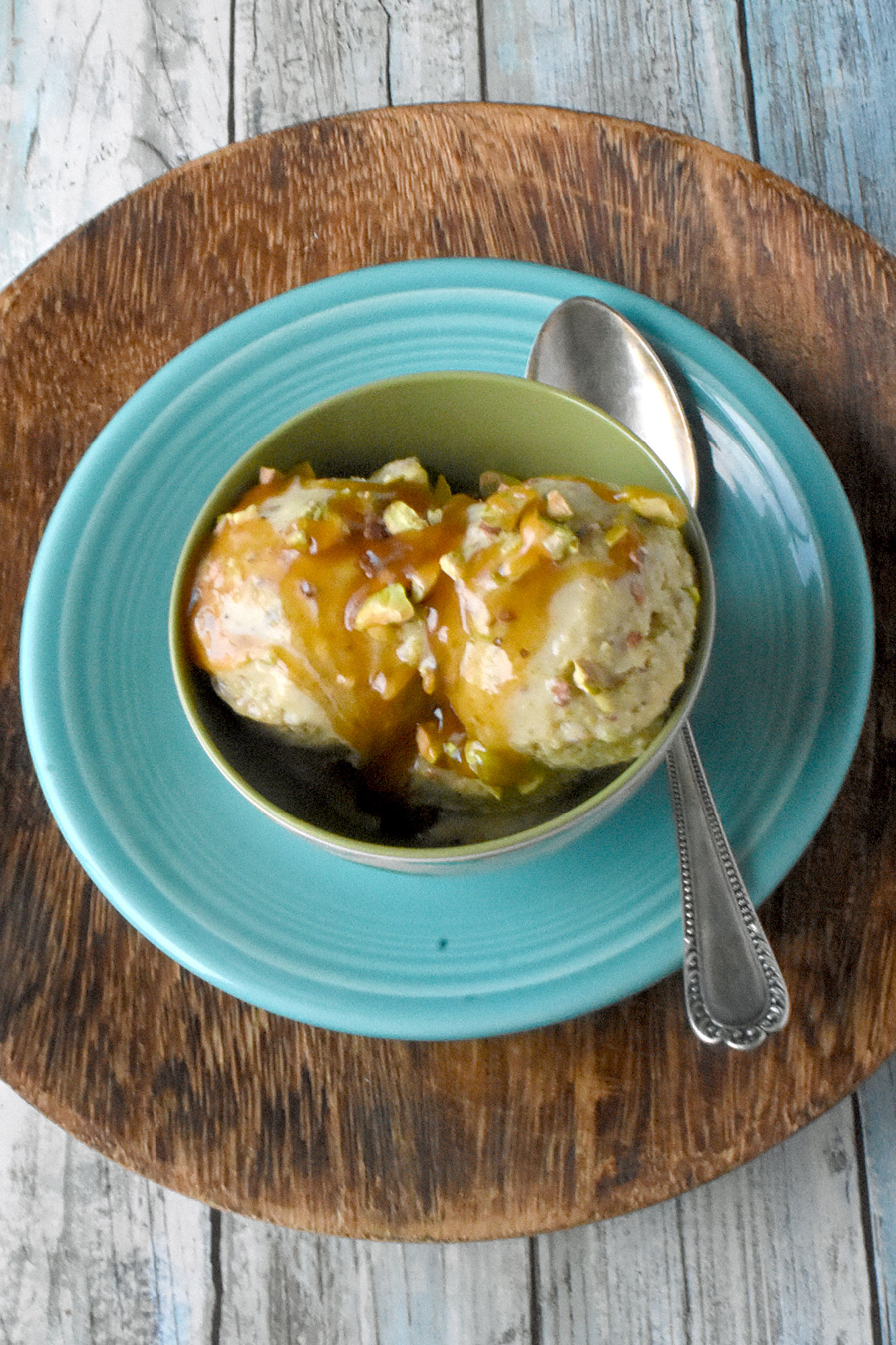 Indulge in the rich and nutty flavors of our Pistachio Mascarpone Ice Cream. You won't be able to resist! #PistachioLoversUnite #IceCreamObsession #FoodieFaves #DessertHeaven #SummerTreats
