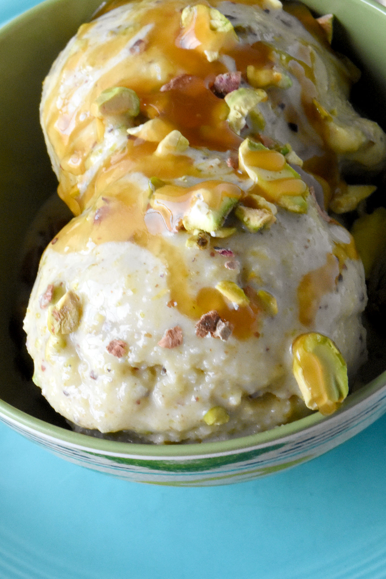 Indulge in the rich and nutty flavors of our Pistachio Mascarpone Ice Cream. You won't be able to resist! #PistachioLoversUnite #IceCreamObsession #FoodieFaves #DessertHeaven #SummerTreats
