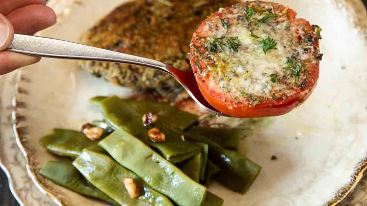 Warm, savory and flavored with Italian seasonings, Italian Broiled Tomatoes will turn your tomato harvest into a special side dish.