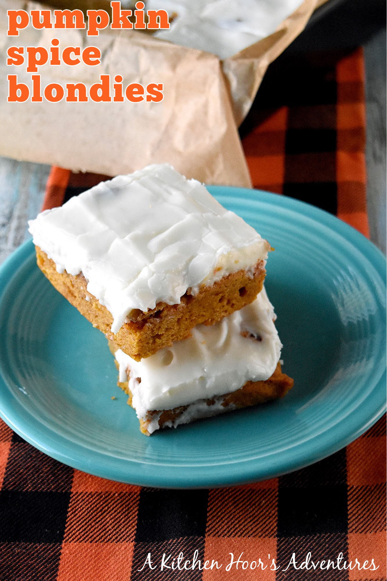 Who said pumpkin spice was just for lattes? These Pumpkin Spice Blondies are the perfect fall dessert 🎃 #HalloweenTreats #PumpkinSpiceLove #BakingWithPumpkinSpice #BlondiesOfInstagram #FallBakingDelights #HalloweenTreatsWeek #BlondieRecipe
