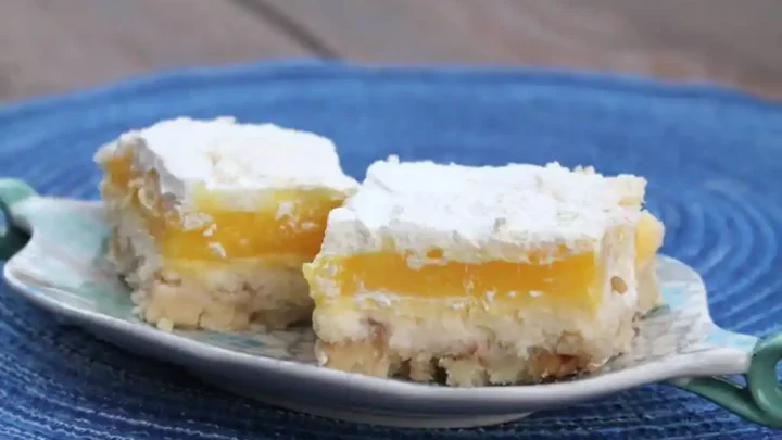 These fluffy and creamy lemon lush bars are so good you will find yourself rationalizing that such a light dessert just might be healthy.