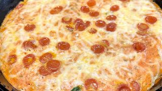 Pizza for breakfast? Absolutely, especially if all those wonderful flavors are cooked into a frittata. Perfect for Brunch or Brinner, it will certainly be a hit with your resident pizza lover.