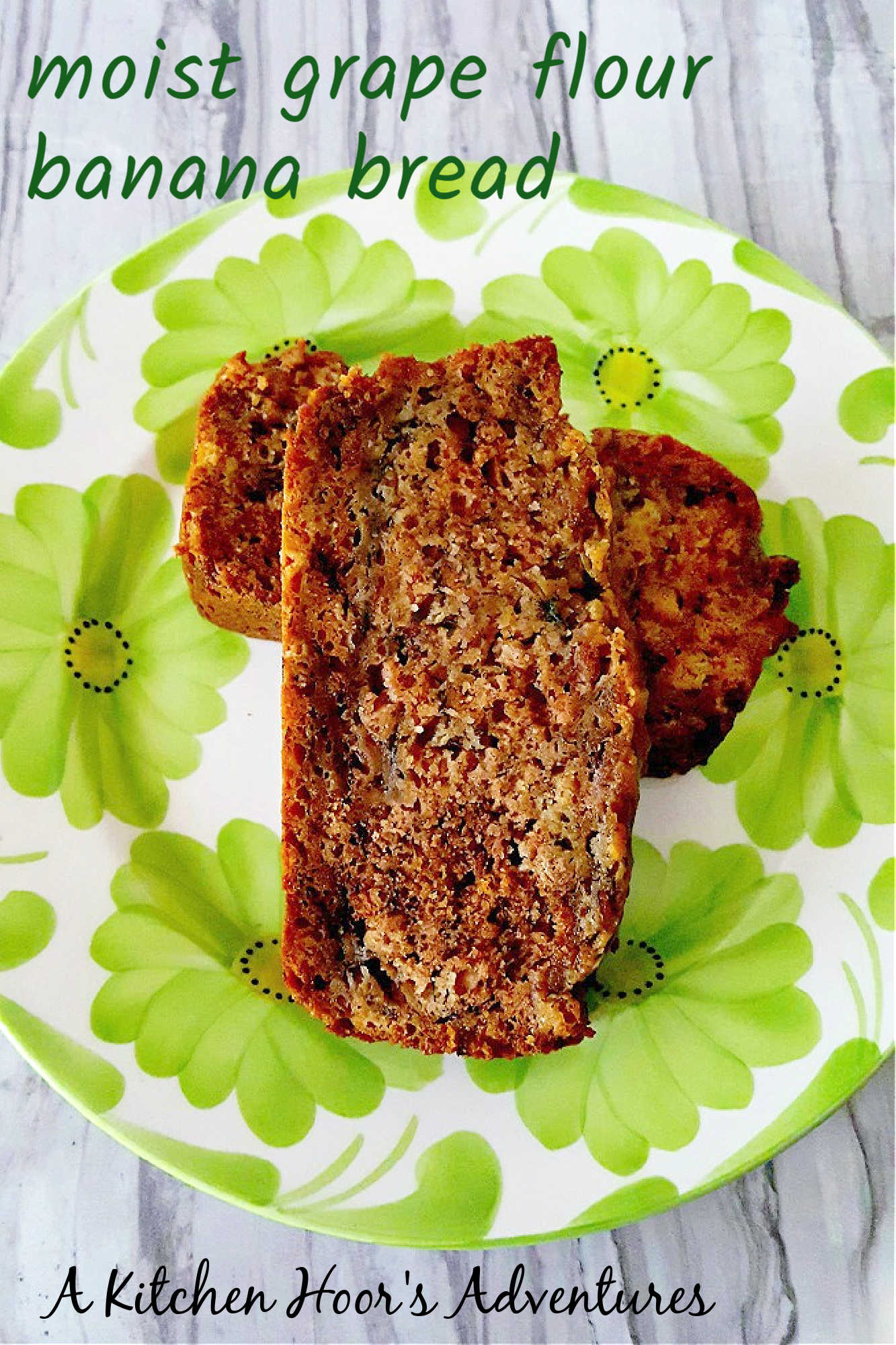 Step up your baking game with this Moist Grape Flour Banana Bread recipe. Perfect for breakfast, snacks, or dessert! #MoistBreadSupremacy #BananaBreadLovers #GrapeFlourMagic #HealthyBakingDelight #BakeWithGrapes #moistgrapeflourbananabread #healthysnackideas #fruitflourbaking #bakingwithgrapes