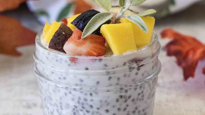Creamy, tropical and ready any time you are, Coconut Chia Pudding is a fun and tasty breakfast or snack.