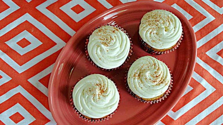 These sweet potato cupcakes are soft, moist, and warmly spiced, with the flavor of sweet potatoes shining through every bite. Each cupcake is topped with fluffy marshmallow frosting for a taste of fall in every bite.