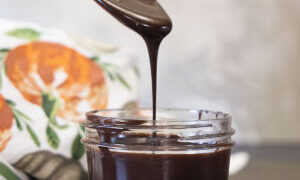 Thick, rich & chocolatey, this easy, one-pan hot fudge sauce is perfect to top desserts or ice cream sundaes.
