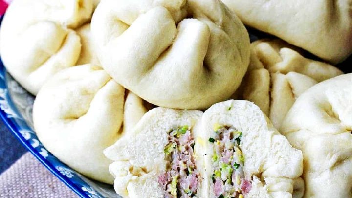 These Pork and Chinese Chive Steamed Buns represent a cross between two of my favorite hobbies, bread baking and wok cooking.