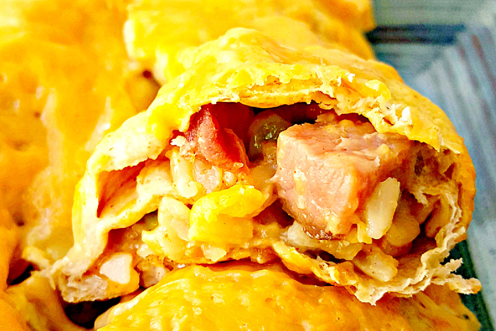 Life without Ham and Cheese Enchiladas is like a broken pencil... pointless. Make dinner an occasion to remember. #HamAndCheeseEnchiladas #EnchiladaLovers #MexicanFoodie #CheesyGoodness #ComfortFoodCravings