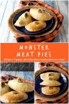 Serve up some shivers at your next get-together with Monster Meat hand Pies. They bring lively conversation and spooky snacking to the table. Try making them for your Halloween party and see everyone’s reactions. #HalloweenRecipes #SpookySavoryPies #GhoulishGourmet #MonsterMeals #FrightfullyDelicious