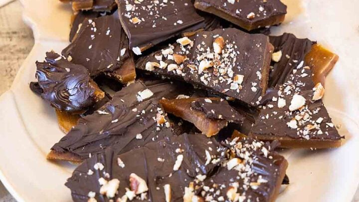 Homemade butter toffee is a crunchy and tasty treat that is perfect for beginner candymakers!