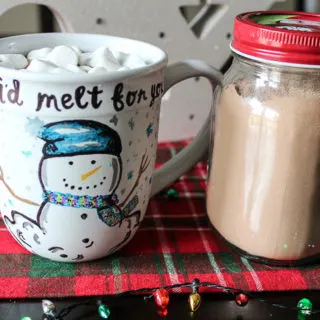 Making homemade hot chocolate has become a Christmas tradition of ours. Serve them in Sharpie mugs and make a crafter noon out of it.