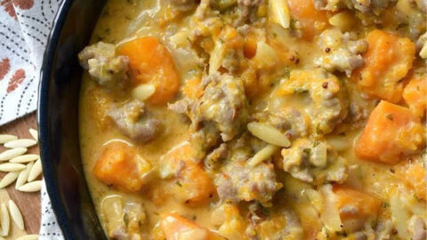 Image for Italian Sausage & Orzo Butternut Squash Soup