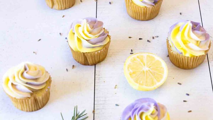 Lemon Lavender Cupcakes combine subtly sweet, tart and floral flavors in a special cupcake that’s perfect for a tasty dessert or snack.