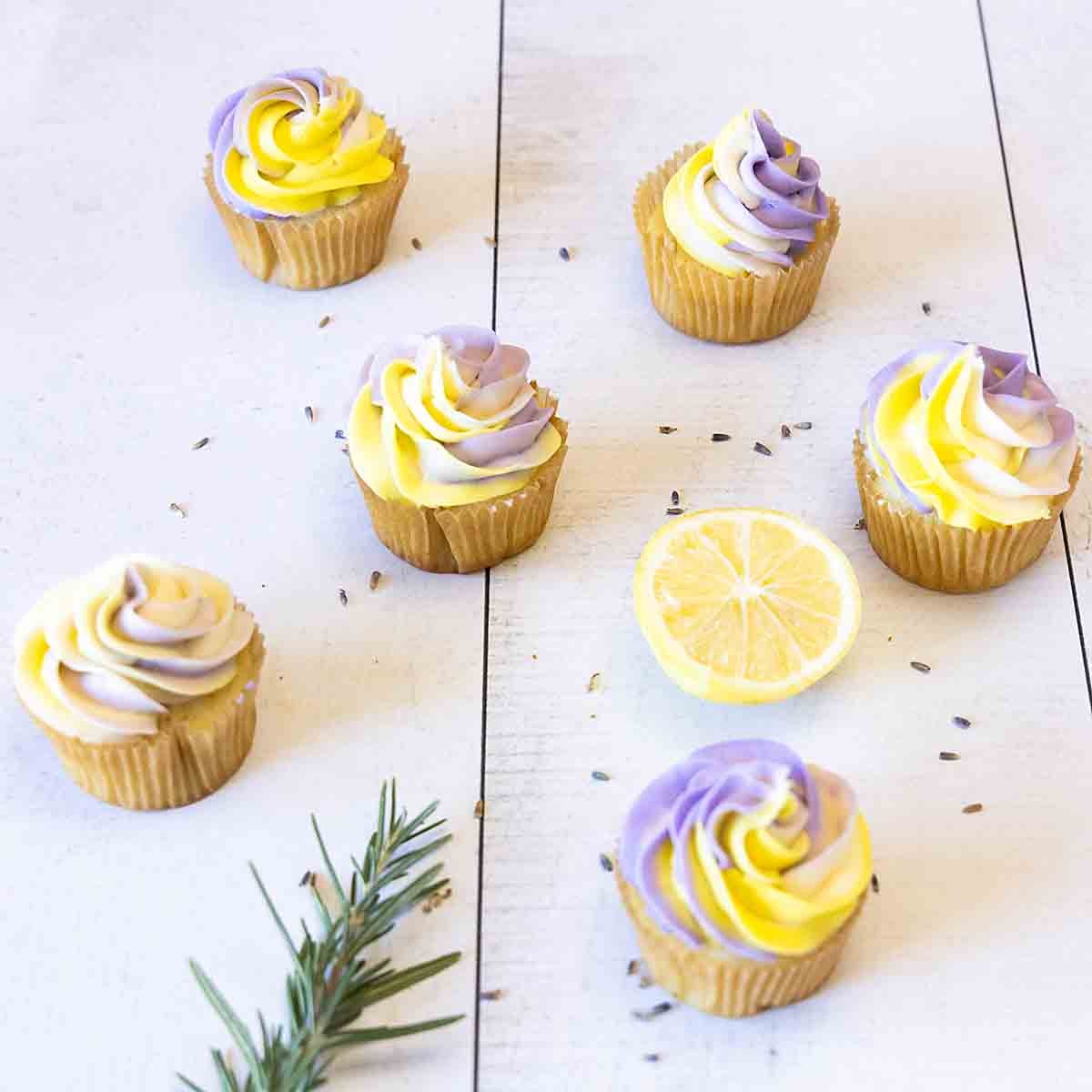 Lemon Lavender Cupcakes combine subtly sweet, tart and floral flavors in a special cupcake that’s perfect for a tasty dessert or snack.