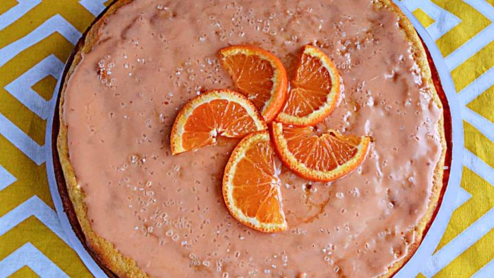Tangerine Cake is bursting with fresh citrus flavor and has a sweet and tart Tangerine Glaze on top. It’s a stunning cake that’s surprisingly easy to make!