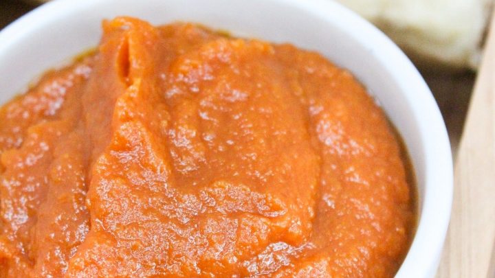 My Pumpkin Butter is a rich sweet spread that is perfect for fall! Delicious on toast, rolls, yogurt, and ice cream!