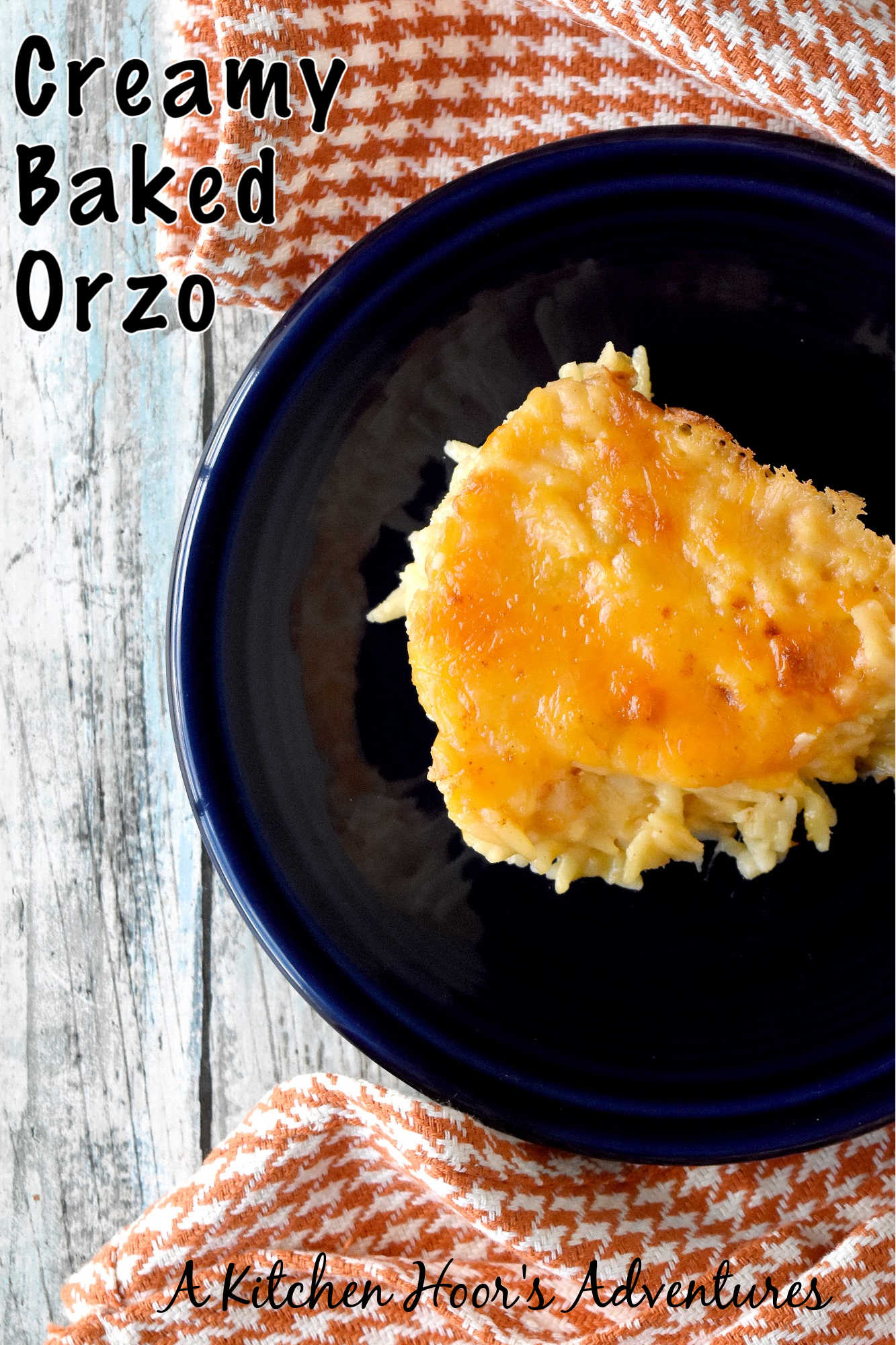 Take your cooking skills to the next level with Creamy Baked Orzo. Discover how this simple yet flavorful dish can add sophistication and elegance to your meals.  It will impess even the most discerning palates. #OrzoObsessed #CreamyComfortFood #OnePotWonders #ItalianInspiredEats #PastaPerfection