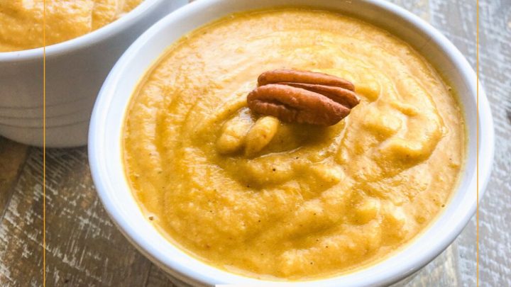 Fall Harvest Soup combines roasted butternut squash, apples, and onions with cinnamon and other warm spices for a bowl that feels like autumn. Easy to make and ready in about 30 minutes.