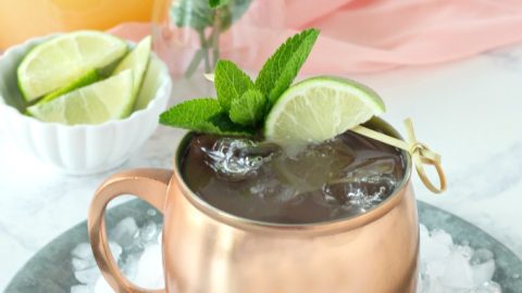 Guava Moscow Mules are my fruity twist on the classic cocktail. Simple and fresh ingredients are key in this popular bar drink.