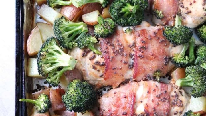 I want to show you a magic trick. Watch as one sheet pan turns into a delicious weeknight dinner!