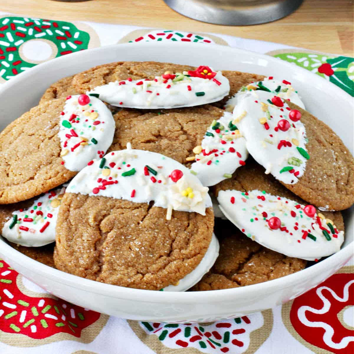 Image for White Chocolate Dipped Gingersnaps