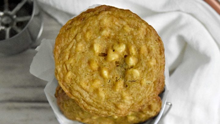 Lemon Ginger White Chocolate Chip Cookies combine tart lemon and warm ginger with creamy white chocolate for an irresistible flavor trio. These cookies are a great pick for bake sales, gifting, or simply enjoying with your favorite cup of tea. #LemonCookies #GingerWhiteChocolate #BakeWithLove #TastyTreats #SweetAndTangy