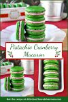 Enjoy the Pistachio Cranberry Macaron, where traditional French pastry meets the vibrant flavors of pistachio and cranberry. Each bite offers a wonderful mix of chewy texture and refreshing taste, perfect for any dessert table. #ChristmasCookies #macaron #cranberry #pistachio #MacaronMadness #PistachioLove #CranberryCravings #SweetTreats #FrenchPastryFaves