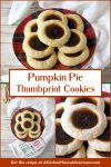 Pumpkin Pie Thumbprint Cookies take everything you love about holiday desserts and pack it into a sweet, bite sized treat. They are perfect for anyone who cannot decide between pie and cookies. #ChristmasCookies #PumpkinPieThumbprintCookies #FallBakingDelights #HolidayBakingGoals #CookieLoversUnite #EasyDessertRecipes