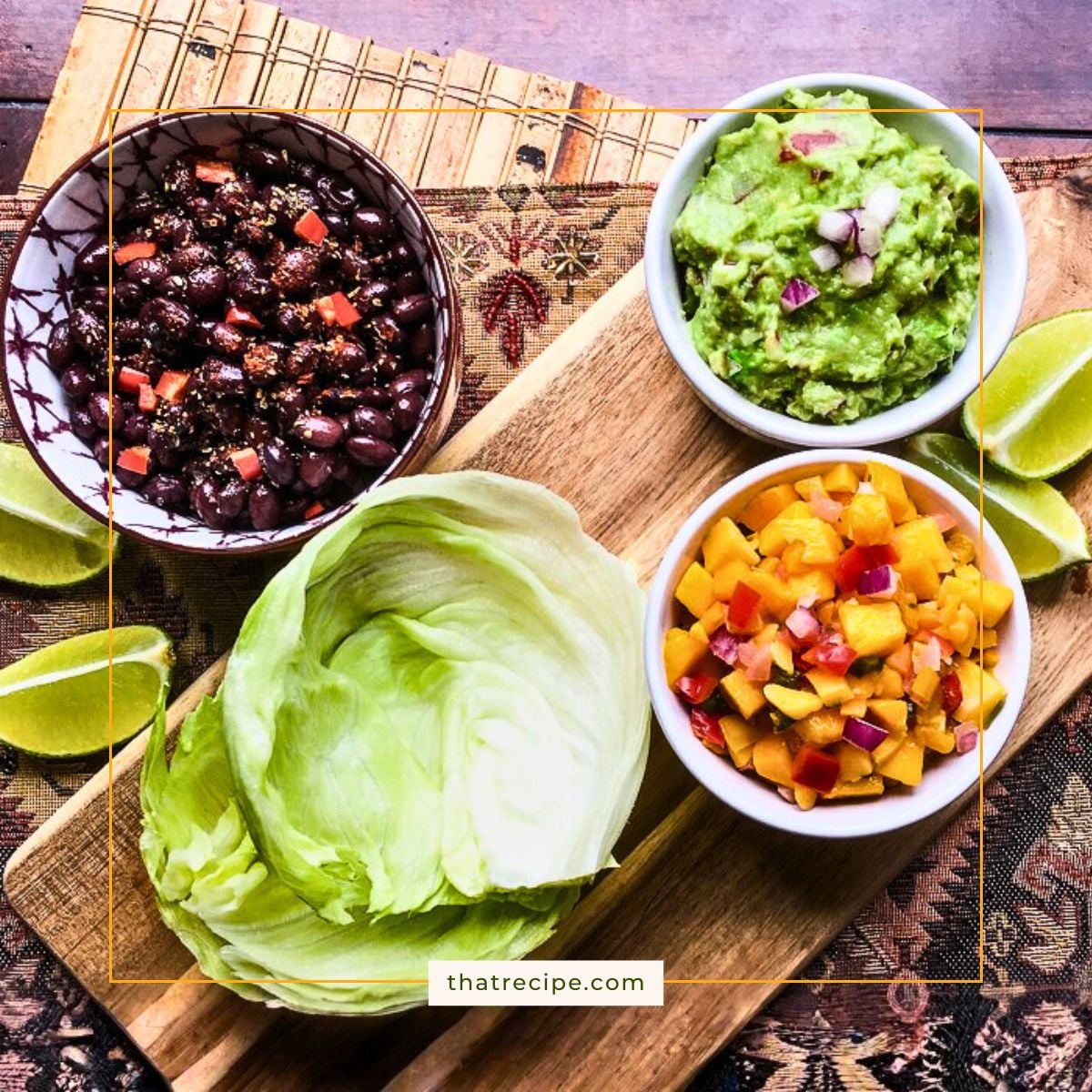 Spicy Black Bean Taco Wraps are a delicious vegetarian wrap perfect for Meatless Mondays, Lenten Fridays or when you want a plant based meal.
