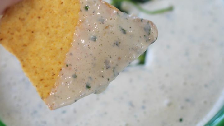 Creamy, tangy, and just a little spicy, this copycat Chuy’s creamy Jalapeno dip tastes just like the restaurant favorite—perfect with chips or tacos.