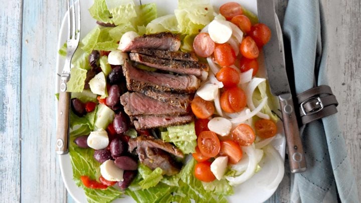 Healthy eating doesn't have to be boring. With steak Caprese salad, you blend freshness and protein into a dish that feels like a treat after a long day. #OurFamilyTable #SteakCapreseSalad #SaladLoversUnite #FoodieFinds #GourmetGrub #Foodie #ItalianDelight #SteakCapreseSalad #SteakLovers #HealthyEats #FoodieFavs #SummerSaladSensation #ResolutionRecipe