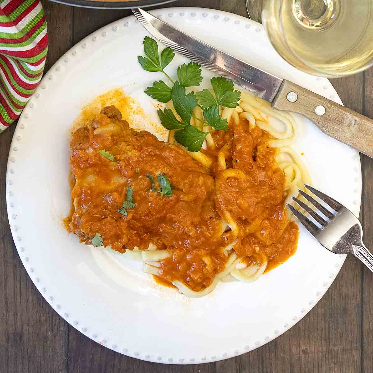 Chicken in a paprika-tomato-onion sauce, Chicken Paprikash is a tasty and unique entrée that’s perfect for dinner or brunch.