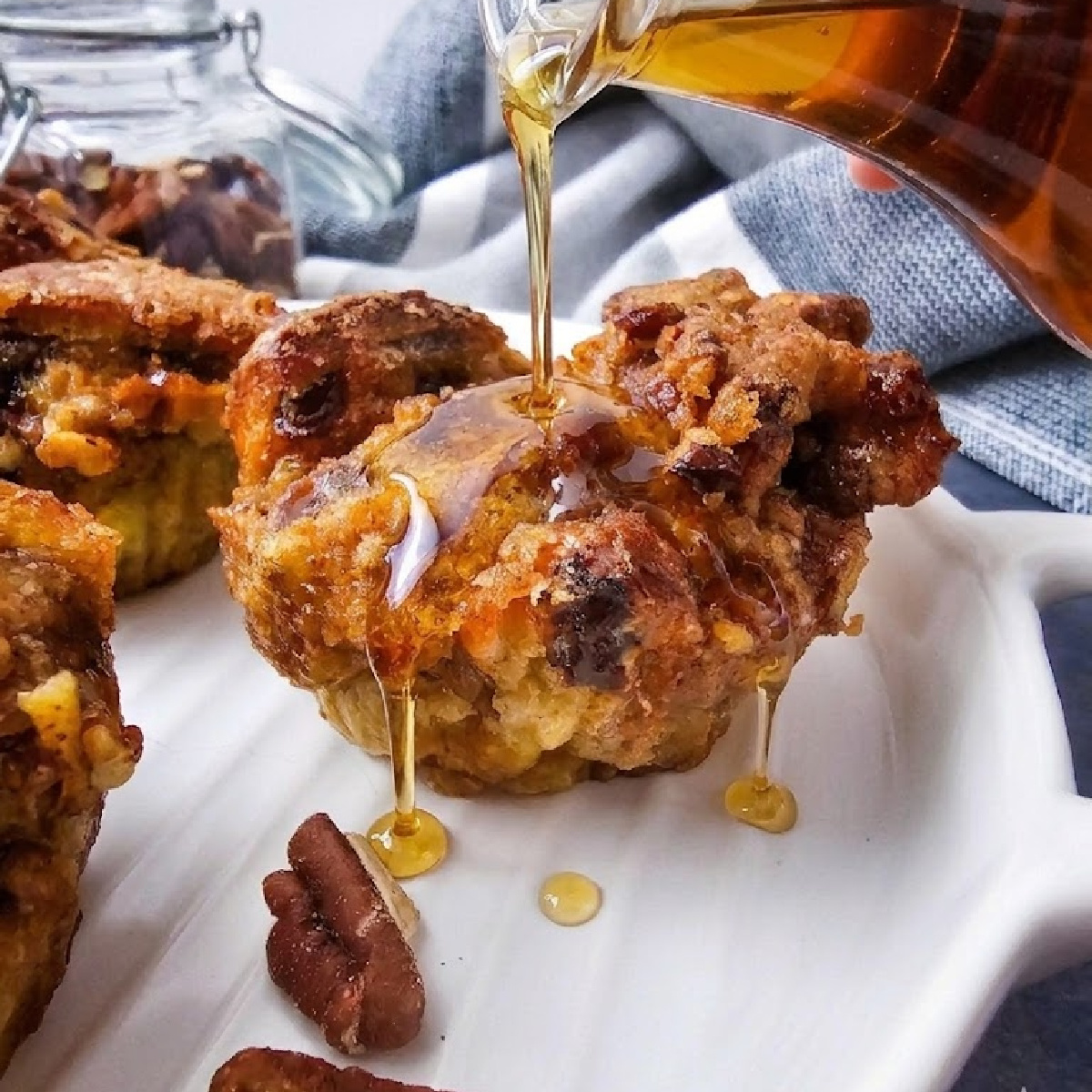 Air Fryer French Toast Muffins made with cinnamon raisin bread are soft, custardy, and perfect for easy breakfasts or meal prep.