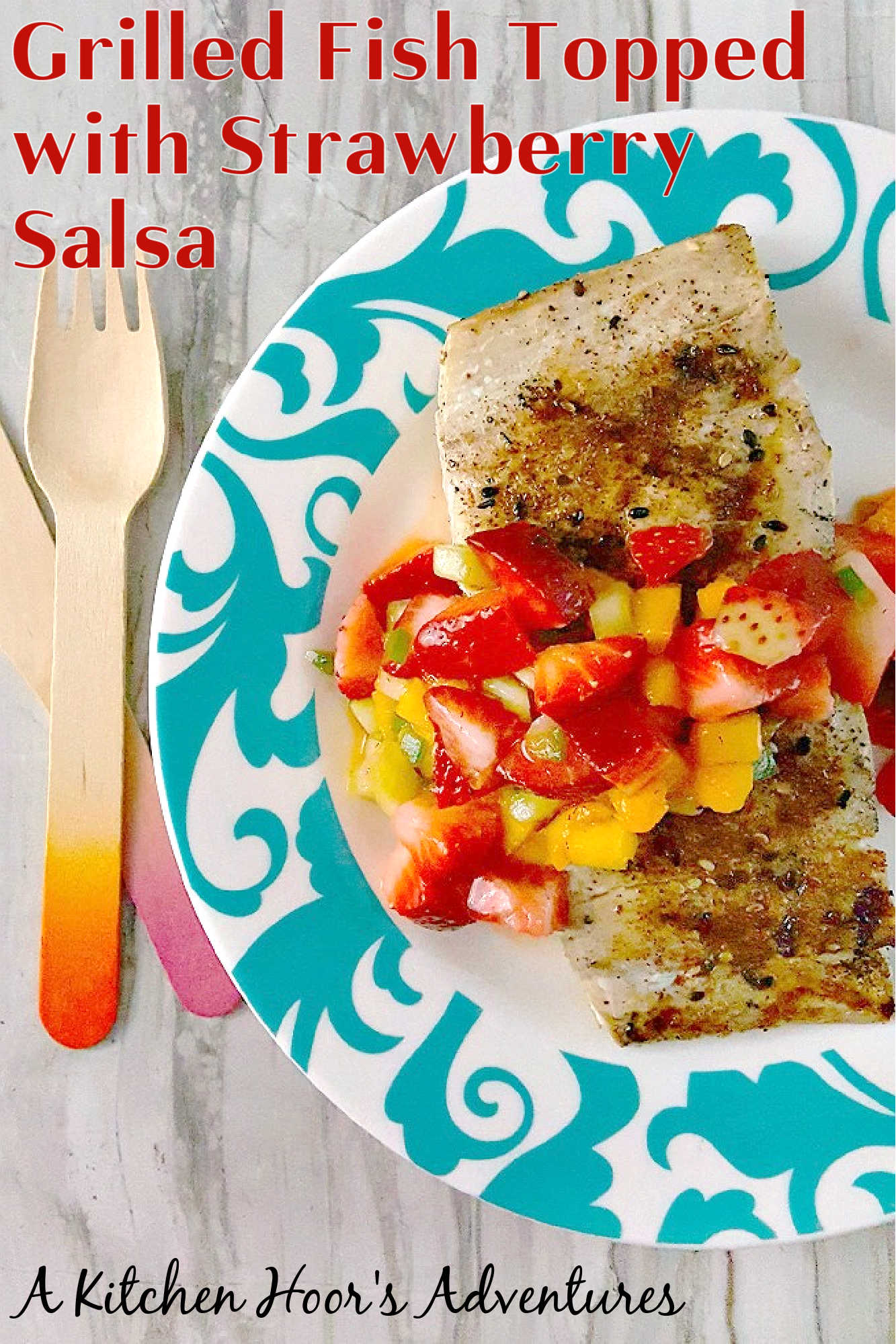 Savor the perfect blend of freshness and flavor with grilled fish topped with strawberry salsa. Dinner al fresco just found its new favorite. #OurFamilyTable #SeafoodLovers #HealthyEating #TastyTreat #GrilledFish #StrawberrySalsa #SummerGrilling #SeafoodLovers #StrawberrySalsa #FishRecipes