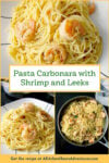 Try Pasta Carbonara with Shrimp and Leeks for a satisfying twist on a classic dinner. Creamy sauce, tender shrimp, and fresh leeks come together for a dish that's both comforting and easy to prepare. Perfect for busy nights when you want something special. Save this recipe for your next pasta night. #ShrimpCarbonara #PastaCarbonara #SeafoodPasta #ShrimpPasta #CarbonaraRecipe #LeeksRecipe #CreamyPasta #EasyDinnerRecipe #HomemadePasta #WeeknightDinner #DateNightDinner #FoodBlogRecipe #PastaCarbonara #LeekLovers #ItalianFoodie #HomeCookingDelight